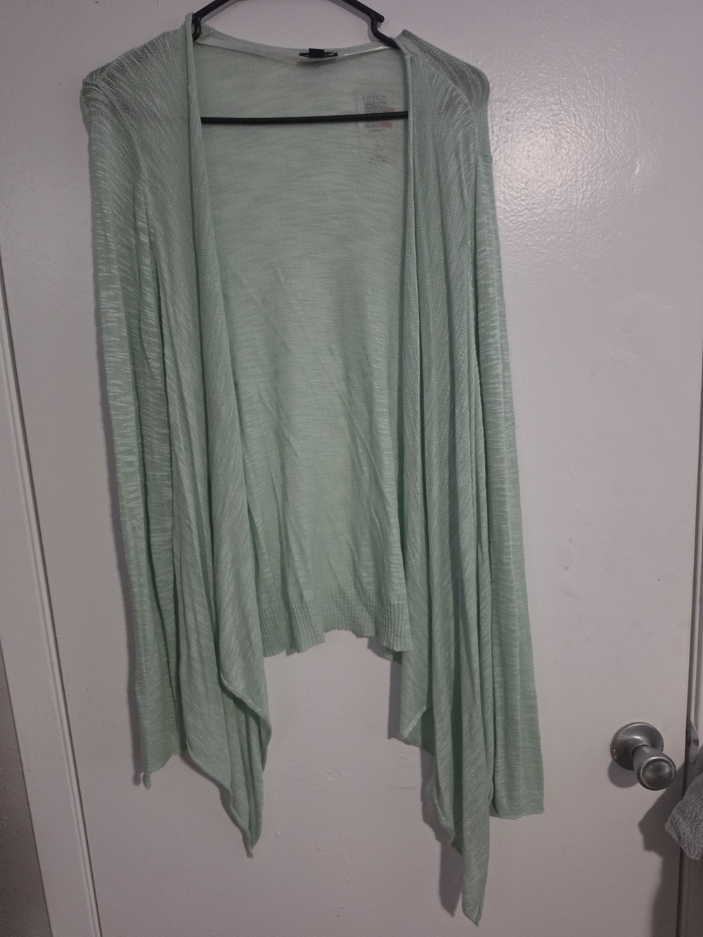 torrid Mint Green Draped Open-Front Skirt Cover-Up